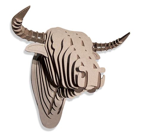 Cardboard Bull Head Template
